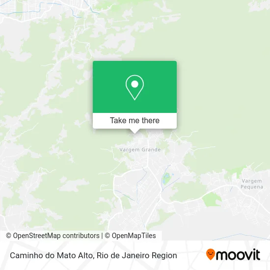 Caminho do Mato Alto map