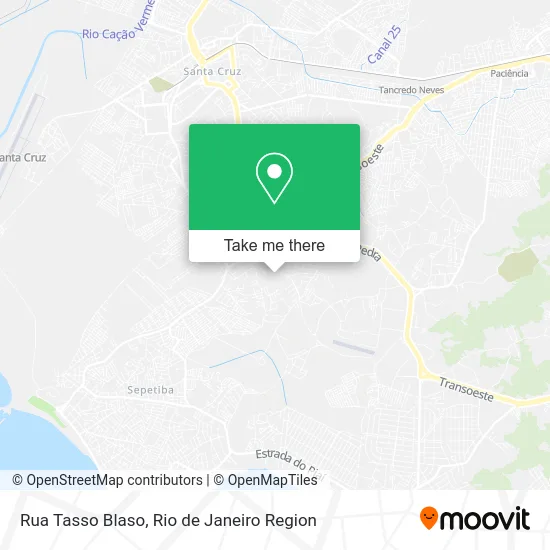 Rua Tasso Blaso map