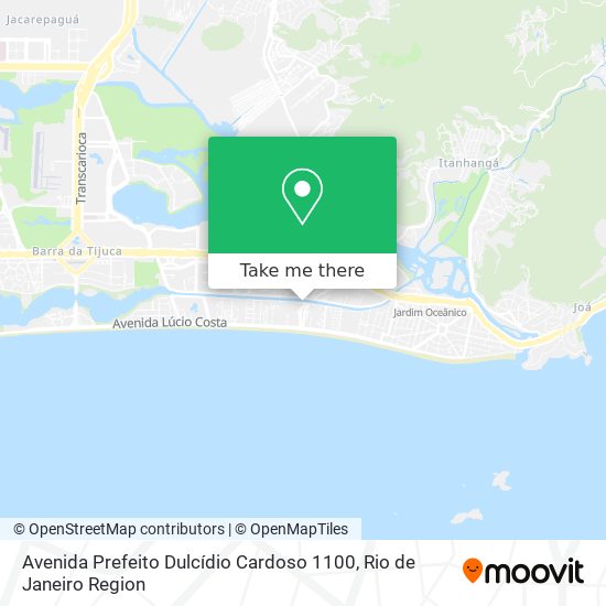 Avenida Prefeito Dulcídio Cardoso 1100 map