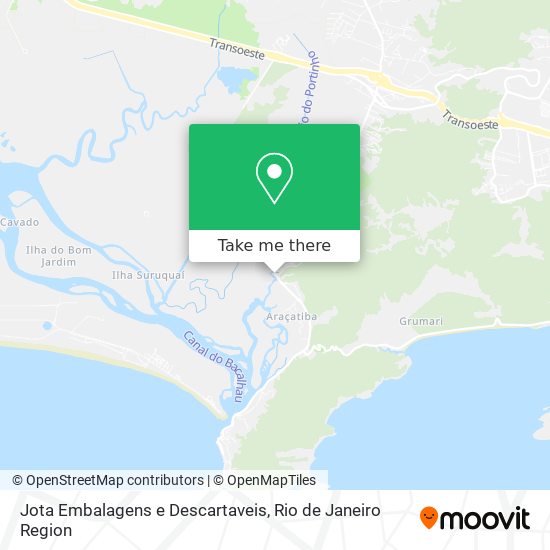 Jota Embalagens e Descartaveis map