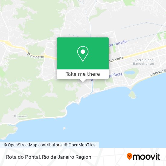 Rota do Pontal map