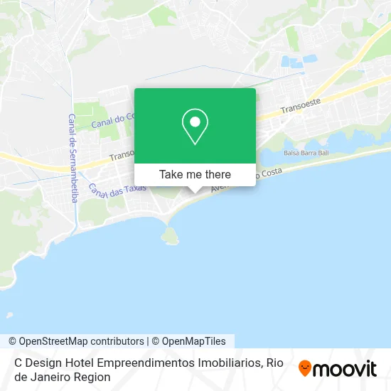 C Design Hotel Empreendimentos Imobiliarios map