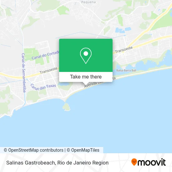 Salinas Gastrobeach map