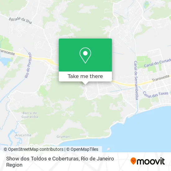 Show dos Toldos e Coberturas map