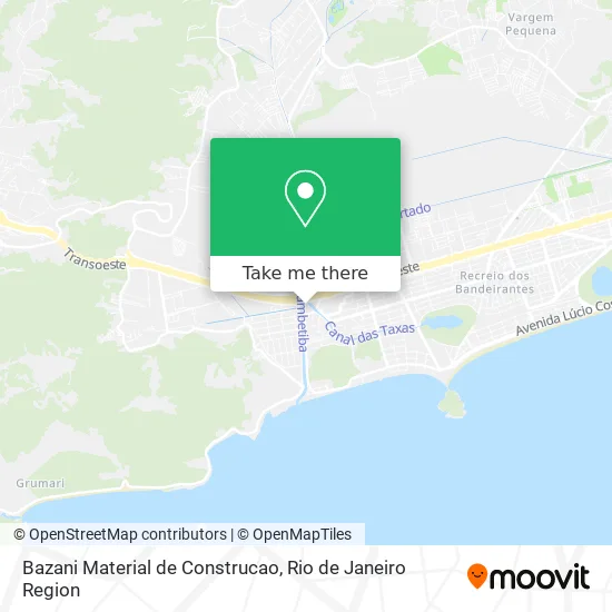 Bazani Material de Construcao map