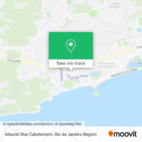 Mauret Star Cabeleireiro map