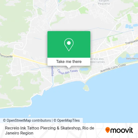 Recreio Ink Tattoo Piercing & Skateshop map