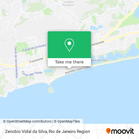 Mapa Zenobio Vidal da Silva