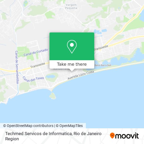 Techmed Servicos de Informatica map
