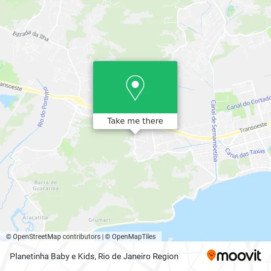 Planetinha Baby e Kids map