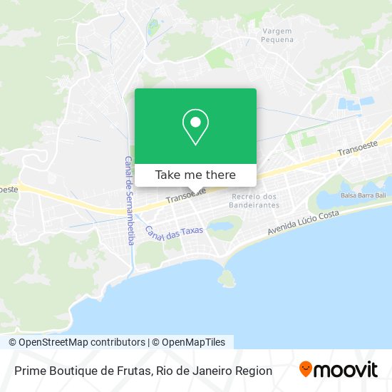 Prime Boutique de Frutas map