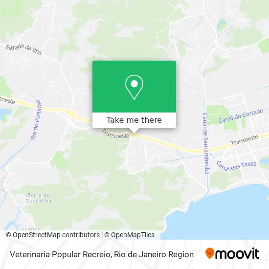Veterinaria Popular Recreio map