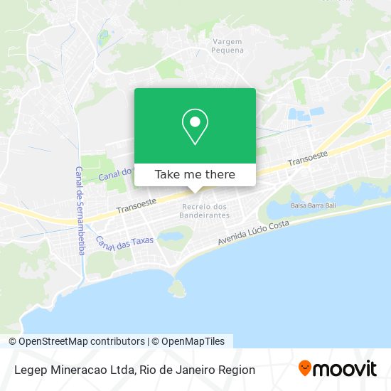 Mapa Legep Mineracao Ltda