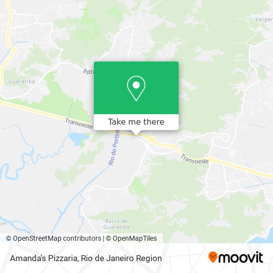 Amanda's Pizzaria map