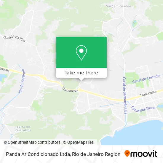 Panda Ar Condicionado Ltda map