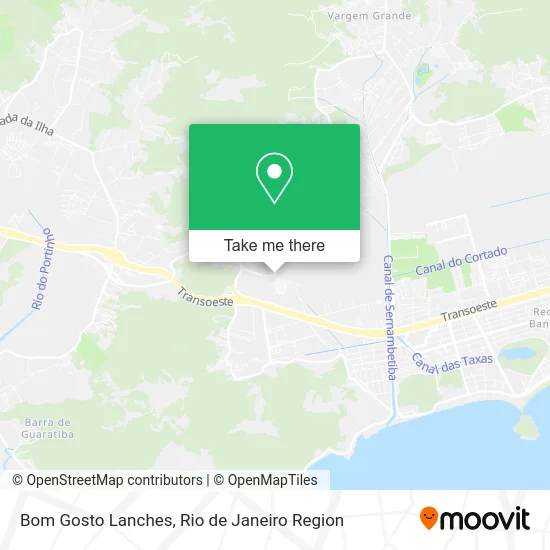 Bom Gosto Lanches map