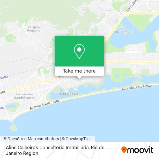 Mapa Aline Calheiros Consultoria Imobiliaria