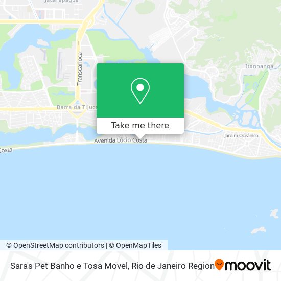 Mapa Sara's Pet Banho e Tosa Movel