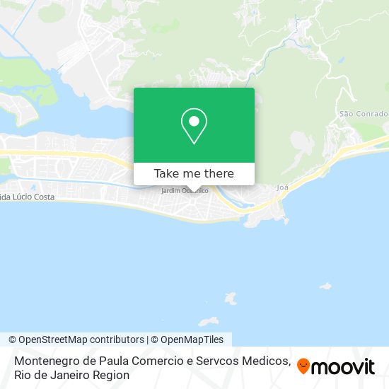 Montenegro de Paula Comercio e Servcos Medicos map