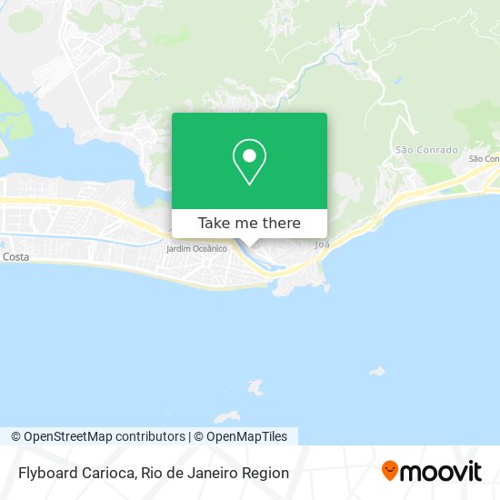 Mapa Flyboard Carioca