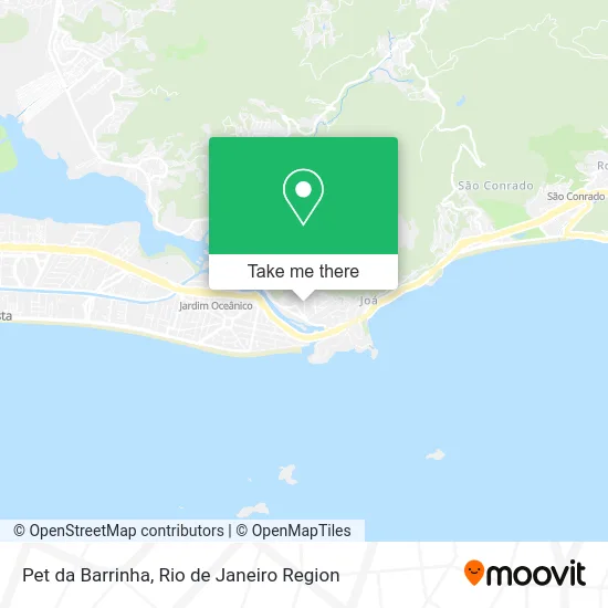 Pet da Barrinha map