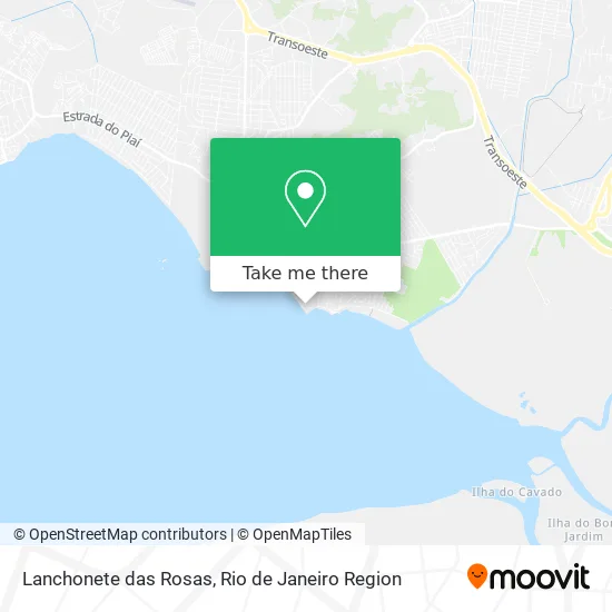 Lanchonete das Rosas map