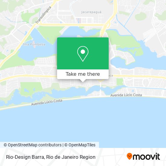 Rio-Design Barra map