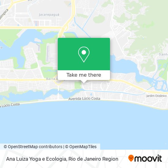 Mapa Ana Luiza Yoga e Ecologia