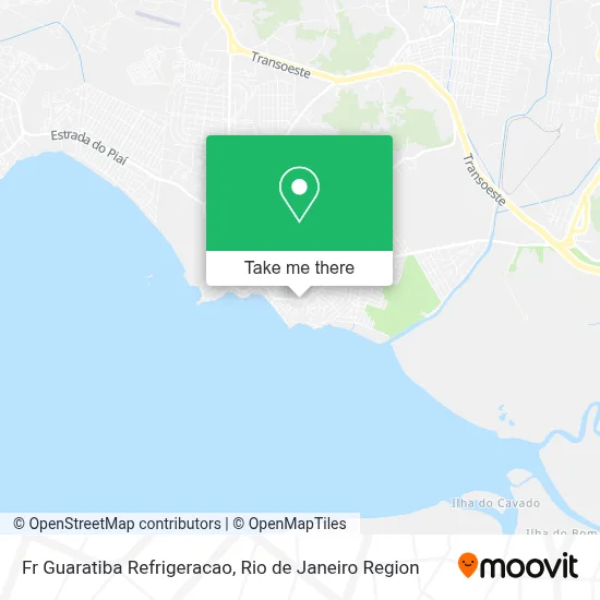 Fr Guaratiba Refrigeracao map