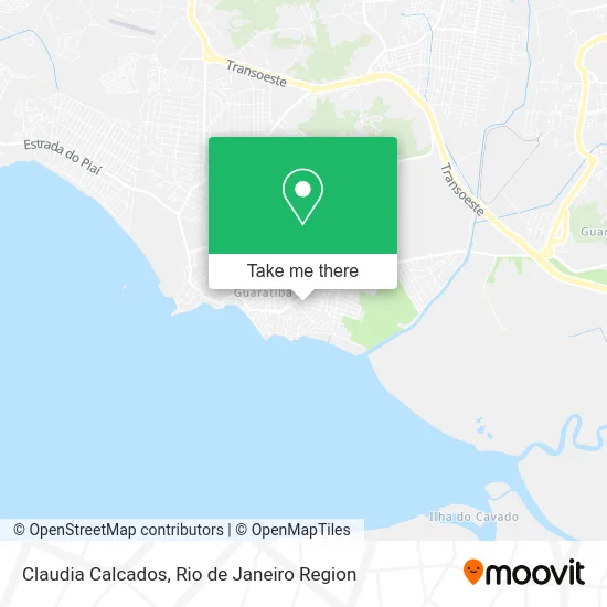 Claudia Calcados map