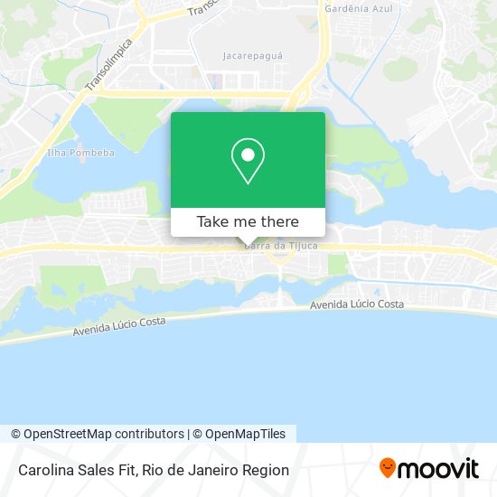 Mapa Carolina Sales Fit