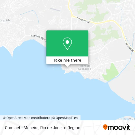 Camiseta Maneira map