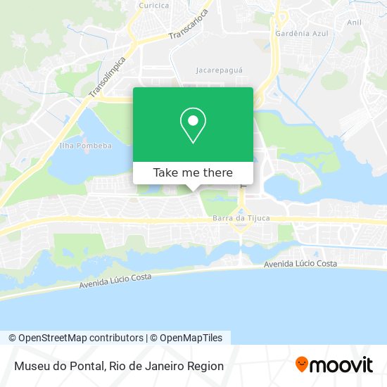 Museu do Pontal map