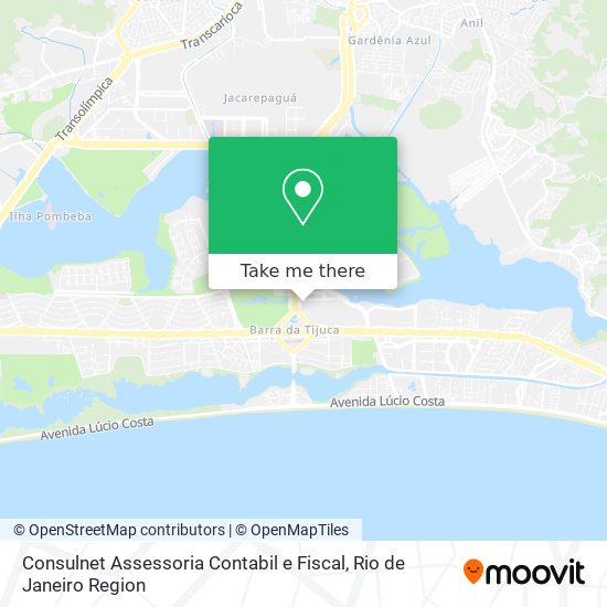 Mapa Consulnet Assessoria Contabil e Fiscal