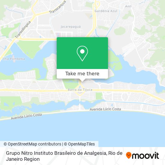 Mapa Grupo Nitro Instituto Brasileiro de Analgesia