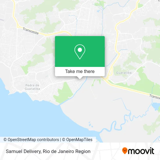 Samuel Delivery map