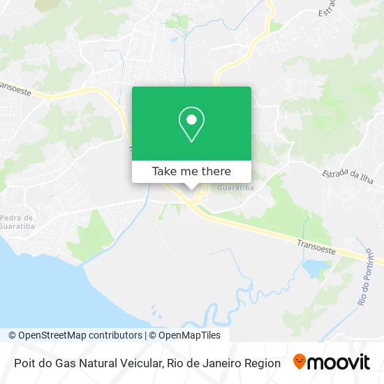 Poit do Gas Natural Veicular map