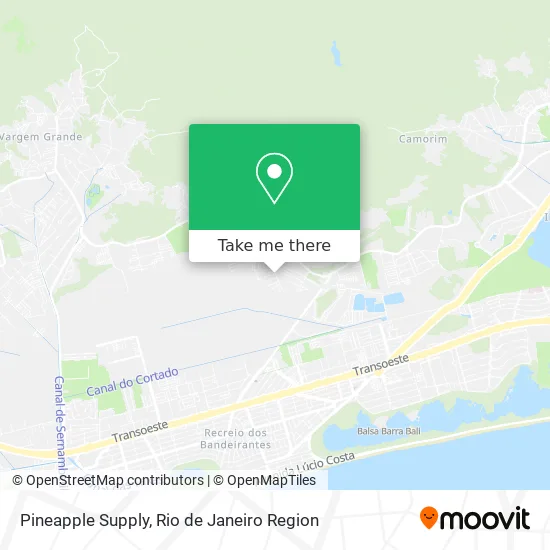 Pineapple Supply map