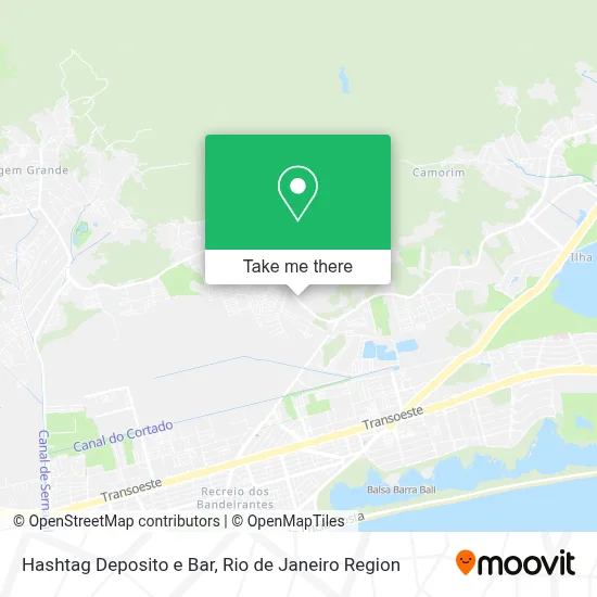 Hashtag Deposito e Bar map