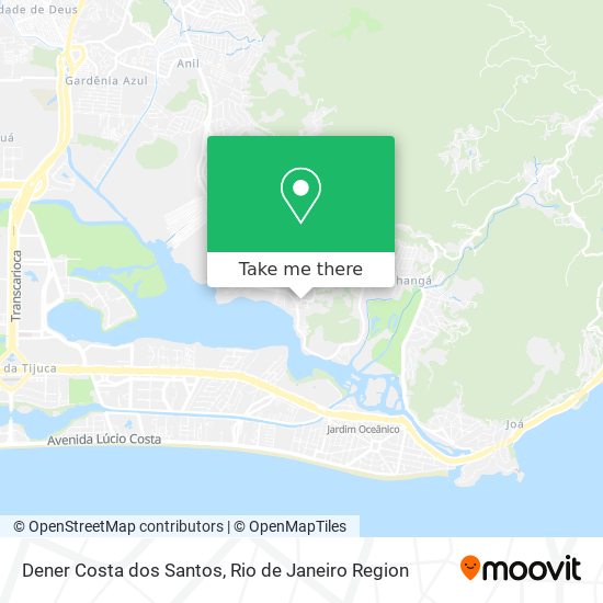 Dener Costa dos Santos map