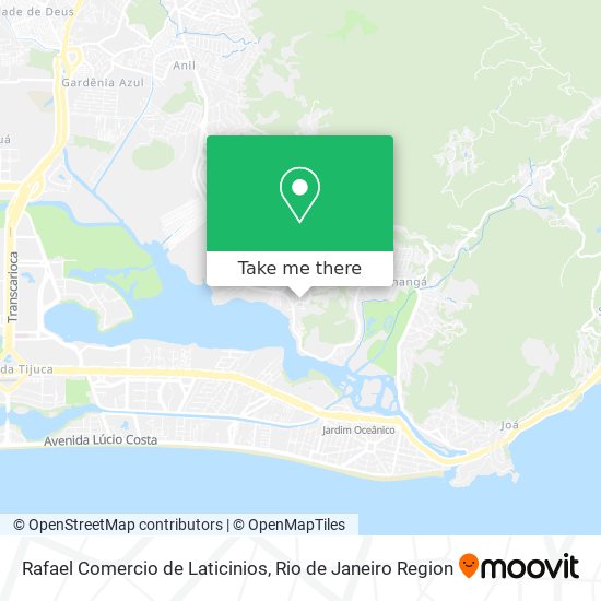 Rafael Comercio de Laticinios map
