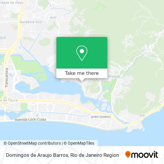 Mapa Domingos de Araujo Barros