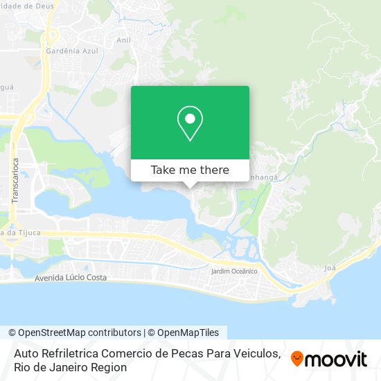 Mapa Auto Refriletrica Comercio de Pecas Para Veiculos