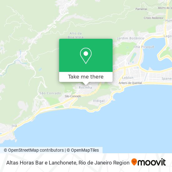 Altas Horas Bar e Lanchonete map