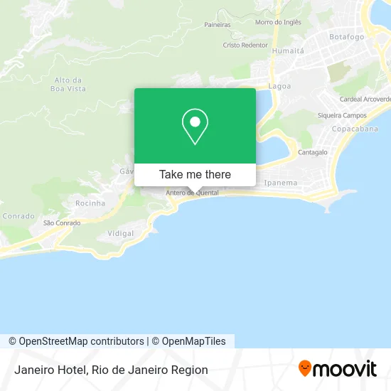 Janeiro Hotel map