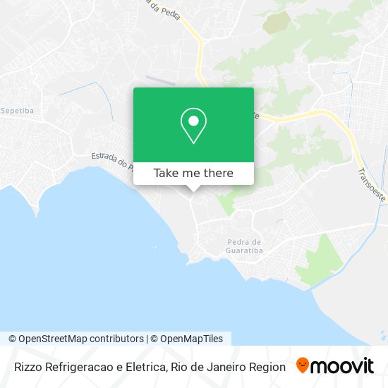 Mapa Rizzo Refrigeracao e Eletrica