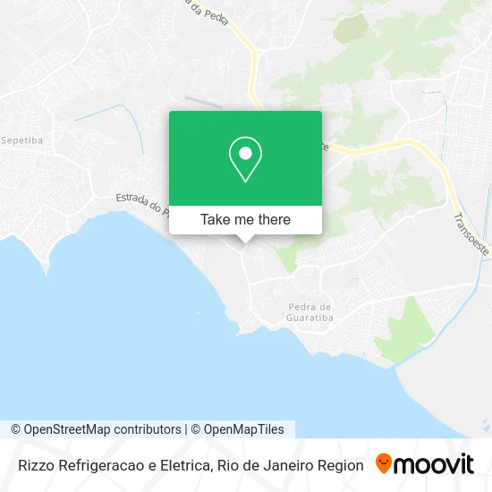 Rizzo Refrigeracao e Eletrica map