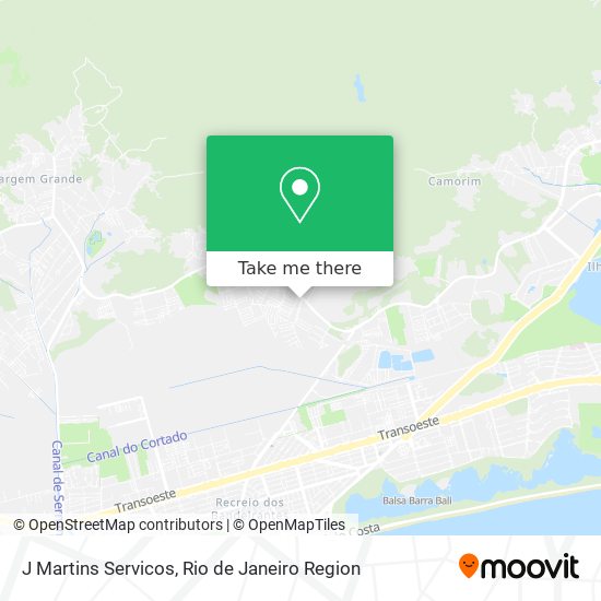 J Martins Servicos map