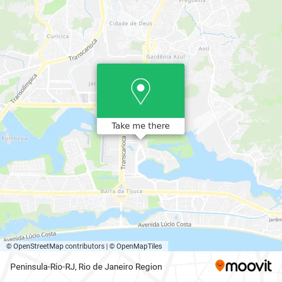 Peninsula-Rio-RJ map