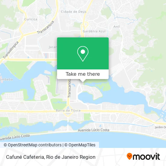 Cafuné Cafeteria map